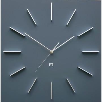 Dizajnové nástenné hodiny Future Time FT1010GY Square grey 40cm Dizajnové nástenné hodiny Future Time FT1010GY Square grey 40cm